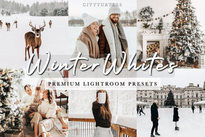 Bright Clean WINTER WHITES Holiday Lightroom Presets - CityTurtles