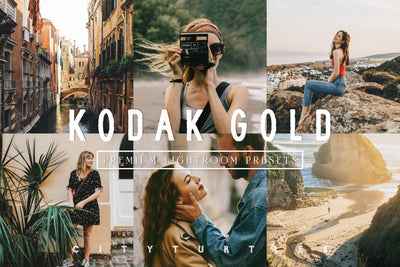 KODAK GOLD Film Travel Lightroom Presets - CityTurtles