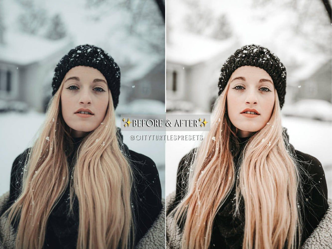 Lightroom Harsh Light Photography Bright Clean WINTER WHITES