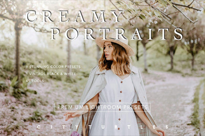 Soft Airy CREAMY PORTRAITS Lightroom Presets - CityTurtles