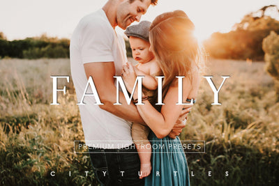 Natural Outdoor FAMILY Portrait Lightroom Presets - CityTurtles