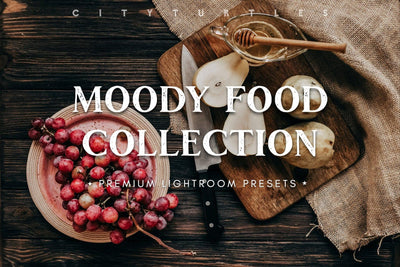 Dark & Moody Food Photography Lifestyle Lightroom Presets - CityTurtles